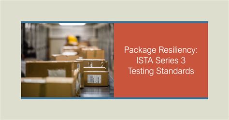 ista packaged products testing